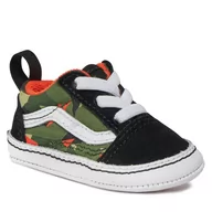 Sneakersy damskie - Sneakersy Vans In Old Skool Crib VN0A3U8KBIV1 Orange/Multi - miniaturka - grafika 1