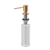 Akcesoria do armatury i ceramiki - Quadron Dozownik okrągły do płynu LORI kolor miedziany - miniaturka - grafika 1