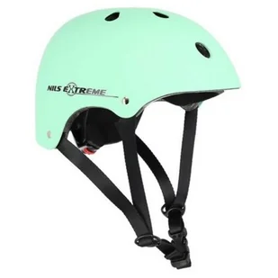 Nils EXTREME MTV12 ZIELONY MATOWY ROZM. L (58-61 cm) KASK EXTREME 16-70-022 - Kaski rowerowe - miniaturka - grafika 1