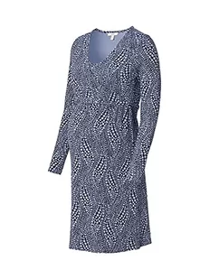 ESPRIT Maternity Sukienka damska Nursing Ls AOP, Night Sky Blue - 485, 38 - Sukienki ciążowe - miniaturka - grafika 1