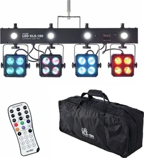 Zestaw Oświetleniowy Eurolite LED KLS-180 Kompakt RGBW 4Punkty+4Stroboskopy - Lampy studyjne - miniaturka - grafika 1
