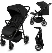 Wózki dziecięce - KIDWELL WÓZEK SPACEROWY ENZO BLACK 5906601700521 - miniaturka - grafika 1