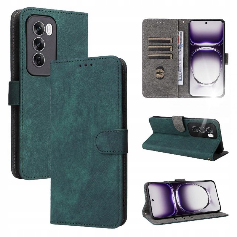 Etui Z Klapką do Oppo Reno 12, Wallet Portfel Obudowa Case z ochroną Rfid