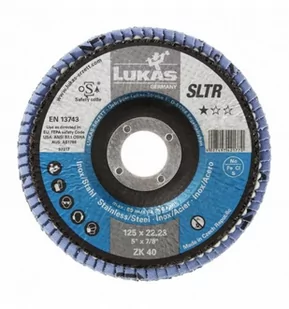LUKAS LAMELKA SLTR BASE-X GRANULACJA 40 125MM PA9 40 125LU - Materiały ścierne - miniaturka - grafika 1