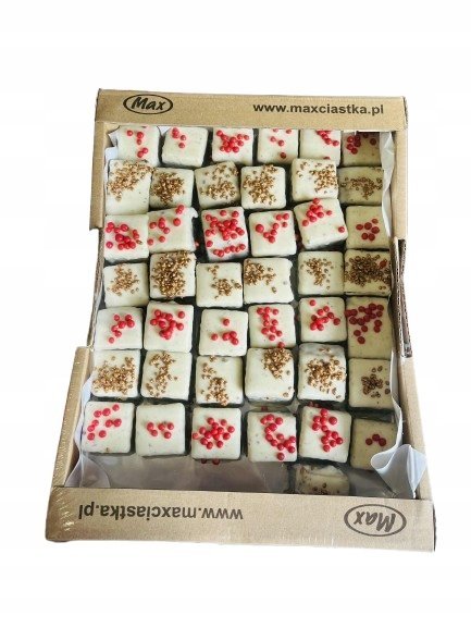 Ciasto Piernikowe Marcepanki z białą polewą 1.8KG MAX