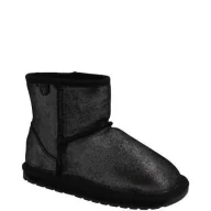 Buty dla dziewczynek - EMU Australia Skórzane śniegowce Wallaby Mini Metallic - miniaturka - grafika 1