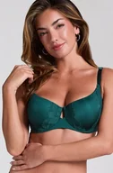 Biustonosze - Hunkemöller Biustonosz usztywniany marki Lana z fiszbinami Zielony - miniaturka - grafika 1