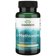 Suplementy naturalne - SWANSON AjiPure L-metionina 500mg 60 kapsułek - miniaturka - grafika 1
