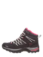 Buty trekkingowe damskie - CMP Skórzane botki trekkingowe "Rigel" w kolorze czarnym - miniaturka - grafika 1