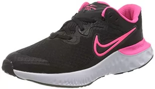 Nike Unisex dziecięce buty do biegania Renew Run 2 (Gs), Black Hyper Pink Dark Smoke Grey Smoke Grey Smoke Grey White - 36.5 EU - Buty dla dziewczynek - miniaturka - grafika 1