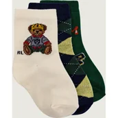 Skarpetki dla dzieci - POLO RALPH LAUREN Skarpety 3-pack - miniaturka - grafika 1