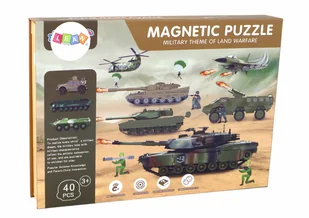 Zestaw Edukacyjnych Puzzli Magnetycznych Z Motywem Wojny Lądowej - Puzzle - miniaturka - grafika 5