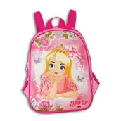 Plecaki - Fabrizio plecak dziewczęcy księżniczka kot dwustronny różowy różowy brokat ORI210A - miniaturka - grafika 1