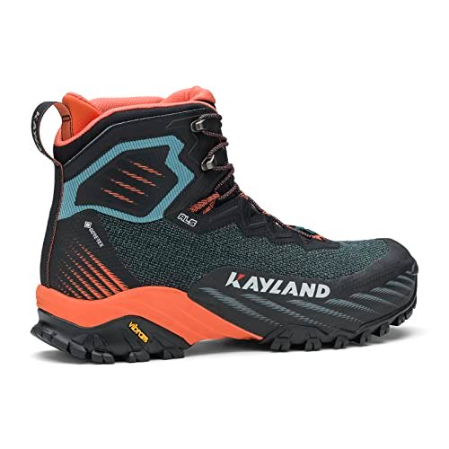 Kayland Duke Mid GTX męskie buty trekkingowe, Czarny pomarańczowy, 42.5 EU
