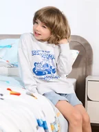 Swetry dla chłopców - Sinsay - Bluza - szary - miniaturka - grafika 1