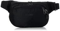 Torebki damskie - Pacsafe Vibe 100 – torba biodrowa antykradzieżowa, ochrona przed kradzieżą, torba na ramię, Czarny / Jet Black, 0, nowoczesny - miniaturka - grafika 1