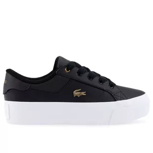 Buty Lacoste Ziane Platform Leather 745CFA0013-312 - czarne - Buty sportowe damskie - miniaturka - grafika 2