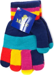 SIMIANI Wesołe rękawiczki dziecięce mix kolorów Kolor: Niebieski, Rozmiar: UNI - Rękawiczki dla dzieci - miniaturka - grafika 1