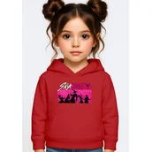 Bluzy dla dziewczynek - BLUZA DZIECIĘCA HUNTRIX SAJA BOYS 122-128 Z KAPTUREM BAWEŁNIANA JAKOŚĆ - miniaturka - grafika 1