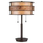 Lampy stojące - Elstead Lighting Laguna Table Lamp QZ/LAGUNA/TL Elstead lampa stołowa abażurowa stylowa QZ/LAGUNA/TL ) - miniaturka - grafika 1