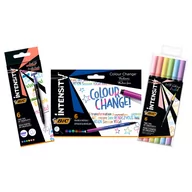 Przybory szkolne - Flamastry zestaw BIC Intensity Bundle Color Change+Intensity High+Pastel Dual Tip 18 szt. - miniaturka - grafika 1