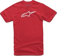 Koszulki męskie - Alpinestars T-shirt ALPINESTARS AGELESS CLASSIC TEE, Red/White Rozmiar: L - miniaturka - grafika 1