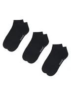 Skarpetki męskie - Sprandi Zestaw 3 par niskich skarpet męskich 0MB-003-AW23 (3-pack) Czarny - miniaturka - grafika 1