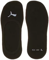 Skarpetki damskie - PUMA Skarpety na stopy uniseks (3 pary), czarny - miniaturka - grafika 1