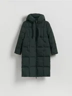 Kurtki damskie - Reserved - Pikowana kurtka z puchem - morski - miniaturka - grafika 1