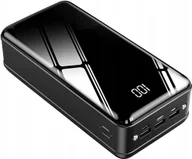 Powerbanki - Wydajny Powerbank 50000mAh Szybkie Ładowanie Latarka Kolor Czarny - miniaturka - grafika 1