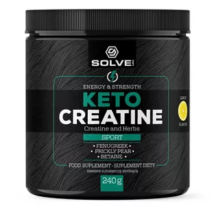 Kreatyna Keto Creatine 240G ENERGY & STRENGTH -Solve Labs - Kreatyna - miniaturka - grafika 1