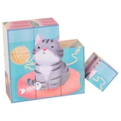 Klocki - Classic World CLASSIC WORLD Układanka Puzzle Zwierzęta 9 el CW54341 - miniaturka - grafika 1