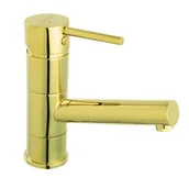 Baterie umywalkowe - Ferro Fiesta Gold bateria umywalkowa stojąca złoty połysk BFI2AG - miniaturka - grafika 1