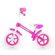 Rowerki biegowe - Milly Mally Dragon Rowerek Biegowy hamulec pink - miniaturka - grafika 1