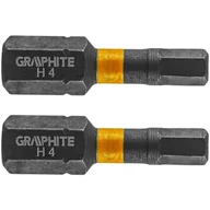 Narzędzia warsztatowe - Topex Grupa sp. z o.o. S.K. Bity udarowe HEX4x25mm 2szt. 56H507 - miniaturka - grafika 1