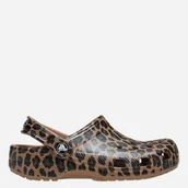 Buty dla dziewczynek - Chodaki młodzieżowe dziewczęce Crocs Classic Animal Clog K 211881-2LD 36-37 Brązowe. Chodaki dziewczęce - miniaturka - grafika 1