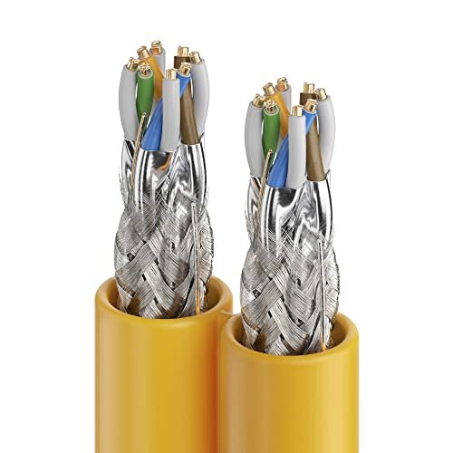 PureLink 50 m Cat7 Duplex kabel do układania S/FTP CPR Eca, 10 Gbit ethernet 600 MHz kabel sieciowy kabel instalacyjny