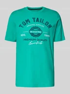 Koszulki męskie - T-shirt o kroju regular fit z czystej bawełny - miniaturka - grafika 1