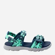 Buty dla dziewczynek - Sandały dziecięce dla dziewczynki Jack Wolfskin 2 In 1 Sandal K 4046421-1226 29 Niebieski/Zielony (4064993187977) - miniaturka - grafika 1