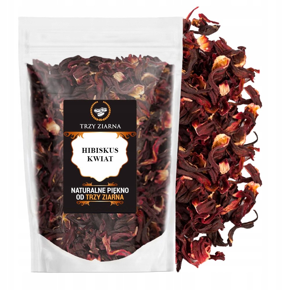 Hibiskus Herbata 100g kwiat hibiskusa suszony naturalny aromatyczny