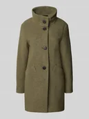 Płaszcze męskie - Krótki płaszcz ze stójką i wpuszczanymi kieszeniami - miniaturka - grafika 1