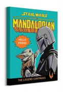Obrazy i zdjęcia na płótnie - Star Wars The Mandalorian Hello Friend - obraz na płótnie - miniaturka - grafika 1