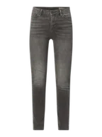 Spodnie damskie - Jeansy o kroju Skinny Fit z dodatkiem streczu - miniaturka - grafika 1