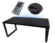 Biurka gamingowe - Biurko Gamingowe 120X60 Loftowe Led Przepust Komputerowe - miniaturka - grafika 1