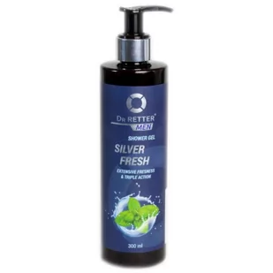 DR RETTER Dr Retter Silver Fresh Men żel pod prysznic 300 ml VI3302 - Żele pod prysznic dla mężczyzn - miniaturka - grafika 1