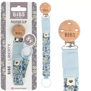 Bibs Liberty Zawieszka Do Smoczków Chamomile Lawn Baby Blue - Akcesoria do smoczków - miniaturka - grafika 1