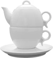 Dzbanki i imbryki - Dzbanek z filiżanką tea for one - miniaturka - grafika 1