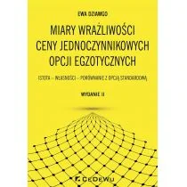 Dziawgo Ewa Miary wrażliwości ceny jednoczynnikowych opcji... - Ekonomia - miniaturka - grafika 1