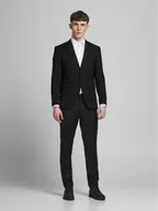 Garnitury - Jack&Jones Garnitur Franco 12181339 Czarny Super Slim Fit - miniaturka - grafika 1