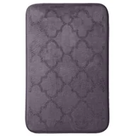 Dywaniki łazienkowe - Dywanik mata 40x60 Novia Diamond foam szary Home 2023 - miniaturka - grafika 1